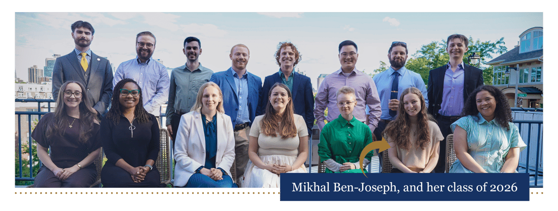 Mikhal Ben-Joseph and her class of 2026-1